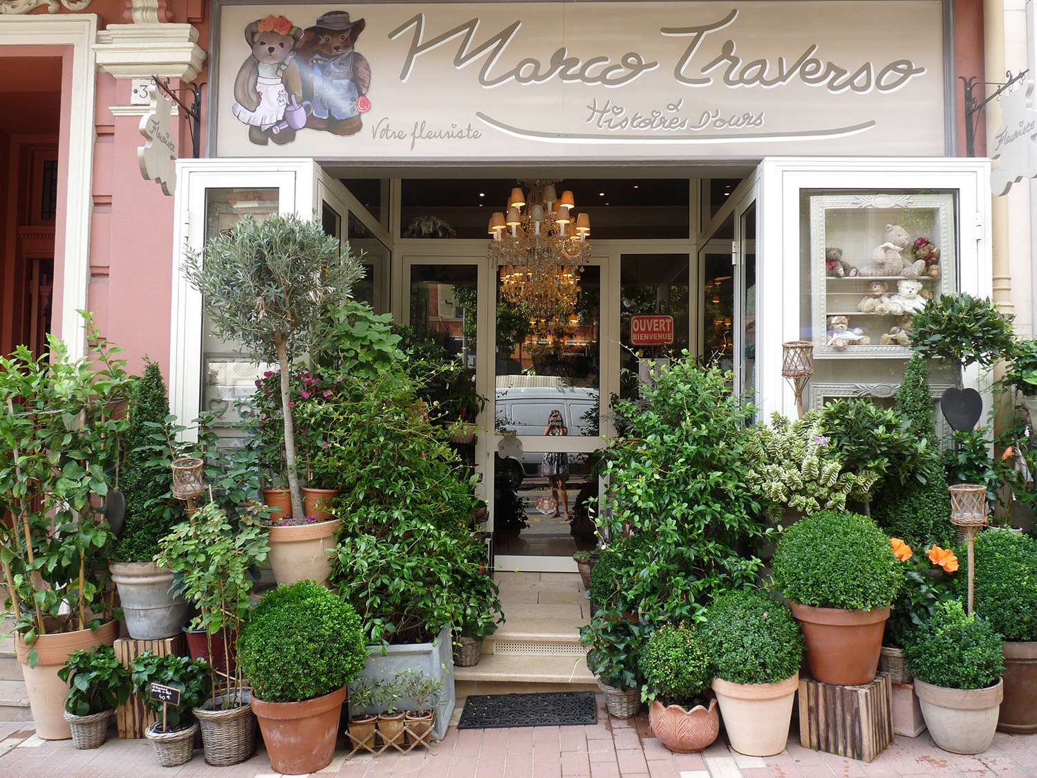 boutique Marco Traverso fleuriste Monaco